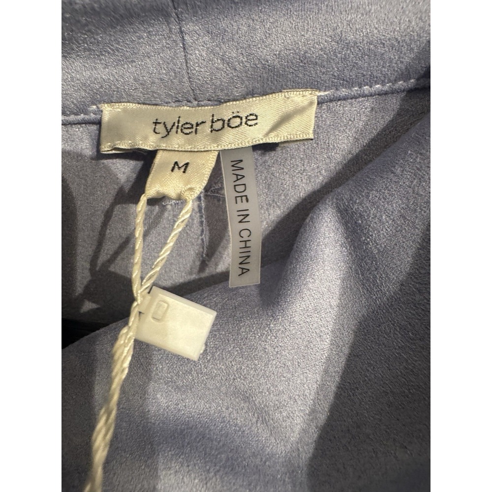 Tyler Boe Shift Dress Blue-gray Cowl Neck w/Pockets Size M New With Tags - Picture 2 of 6